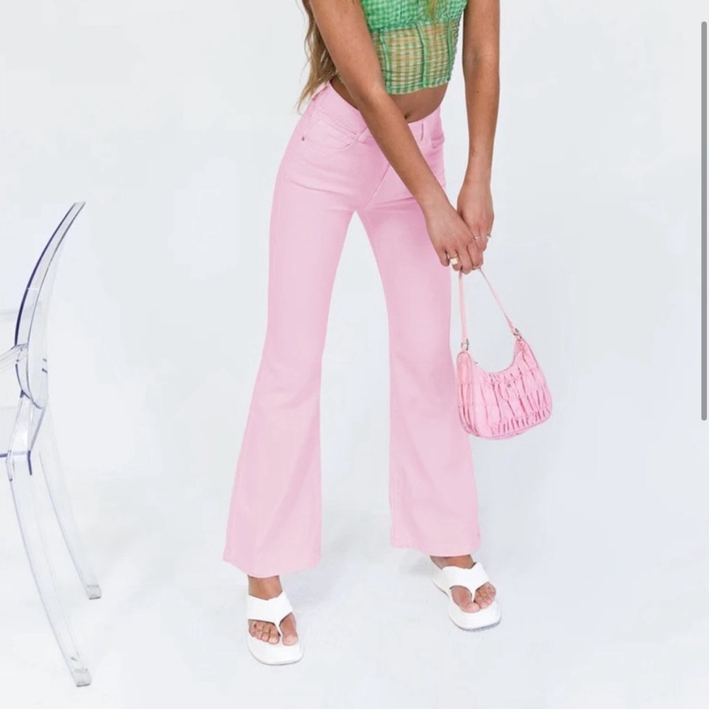 Pink Princess Polly Flare Jeans
